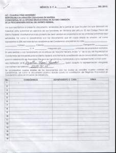 Trámite para PROSOC, administradores