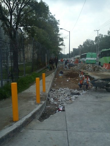 Arreglo de banquetas Miguel Hidalgo