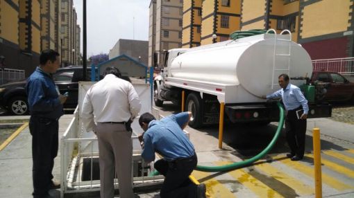 Apoyo de la delegación Miguel Hidalgo para agua potable