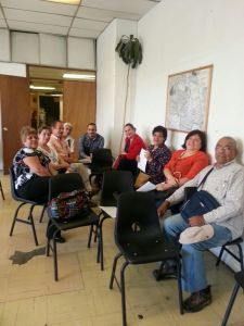 Reunión del programa comunitario de mejoramiento barrial